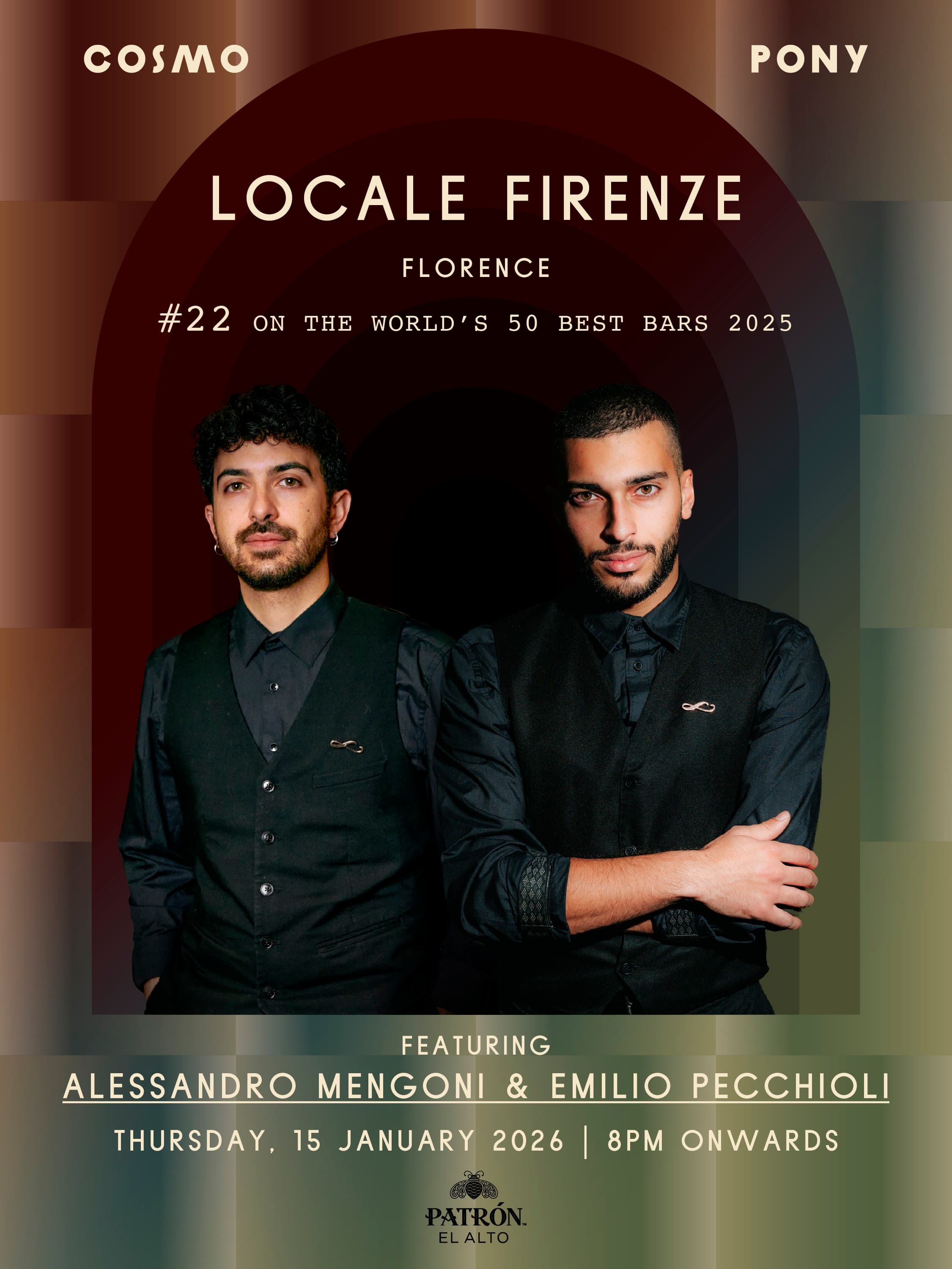 LOCALE FIRENZE, FLORENCE #22 on World’s The 50 Best Bars 2025
